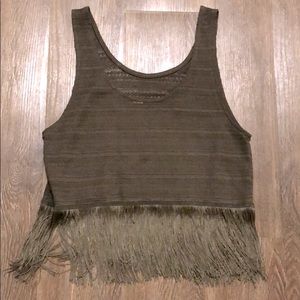Fringed Crop Top